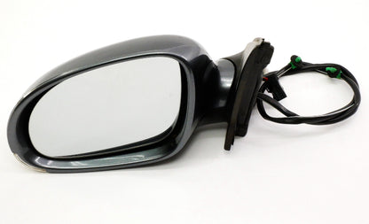 LH Side View Exterior Door Mirror 09-14 VW Jetta Sportwagen LD7X Platinum Grey