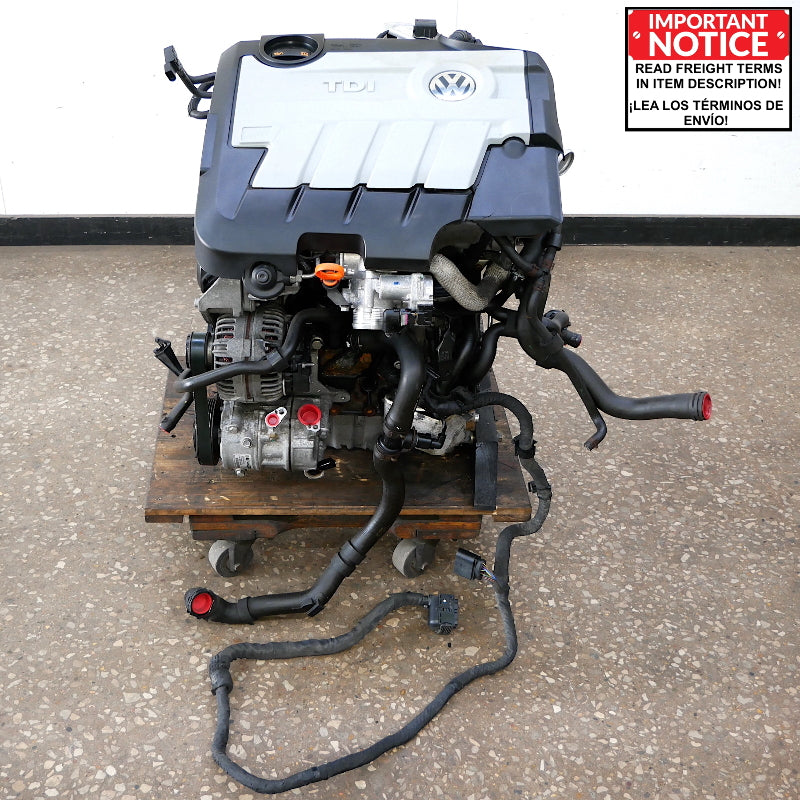 Engine Assembly 10-14 VW Jetta Golf Sportwagen MK6 CJAA Diesel TDI ~ 156k