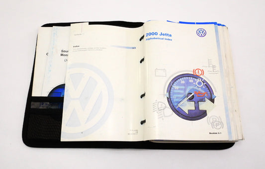 2000 Volkswagen Jetta Owners Manual Book Booklet VW MK4 - Genuine