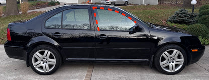 RH Rear Door Window Molding Seal Trim 99-05 VW Jetta Sedan 4dr MK4 1J5 839 432 C
