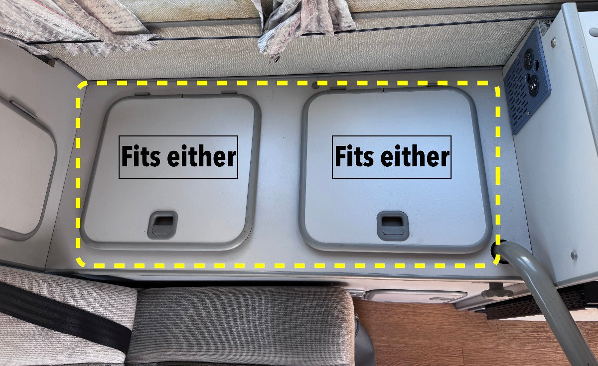 Gray Kitchen Cabinet Door 86-91 VW Vanagon T3 Camper Westfalia ~ Genuine