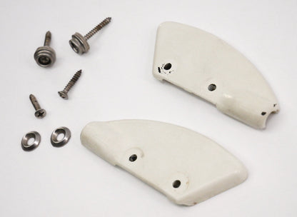 Convertible Top Small Side Trim Cap Covers 80-93 VW Rabbit Cabriolet ~ Genuine