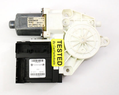 LH Front Window Motor & Module 08-15 Audi TT Coupe - Genuine - 8J8 959 801 E