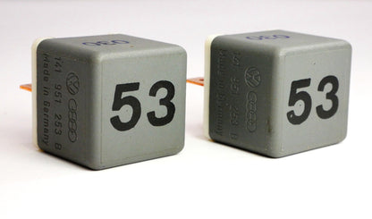 2x Relay 53 Multi Purpose Horn Defrost Fuel Audi VW Jetta GTI Mk2 141 951 253 B