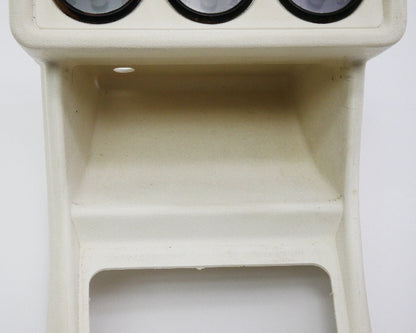 White Dash Center Console & Gauges 80-93 VW Rabbit Cabriolet MK1 - Genuine -