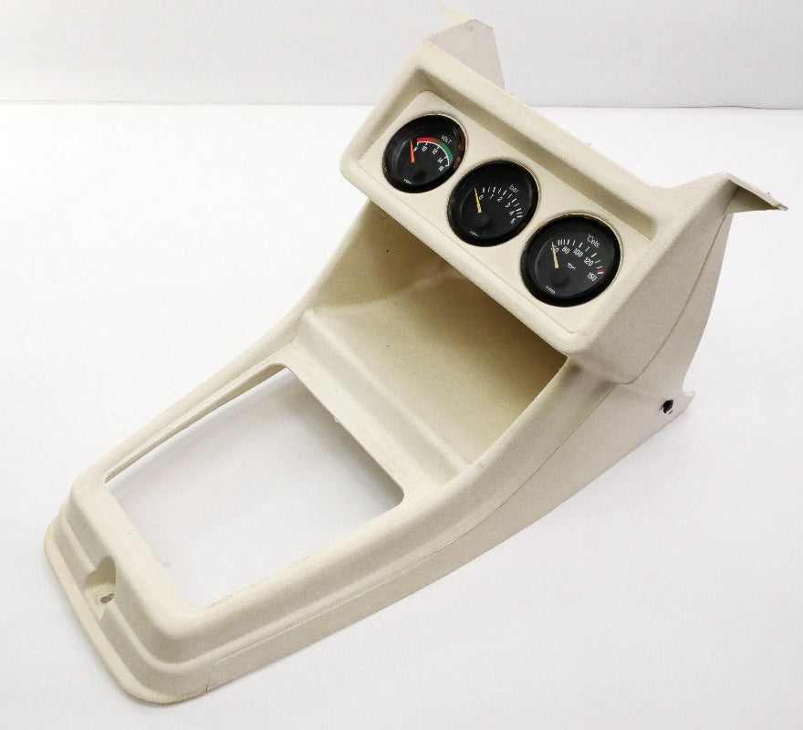 White Dash Center Console & Gauges 80-93 VW Rabbit Cabriolet MK1 - Genuine -