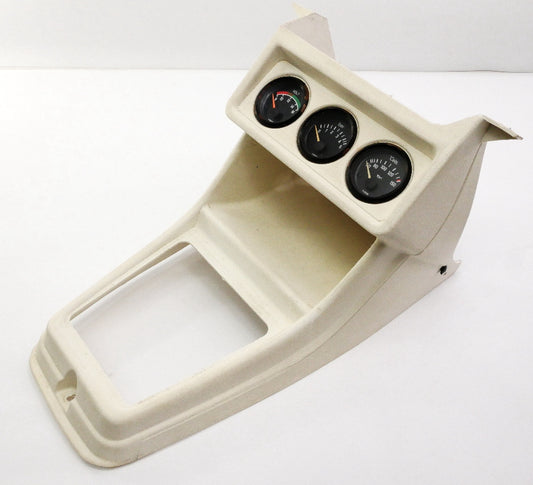 White Dash Center Console & Gauges 80-93 VW Rabbit Cabriolet MK1 - Genuine -