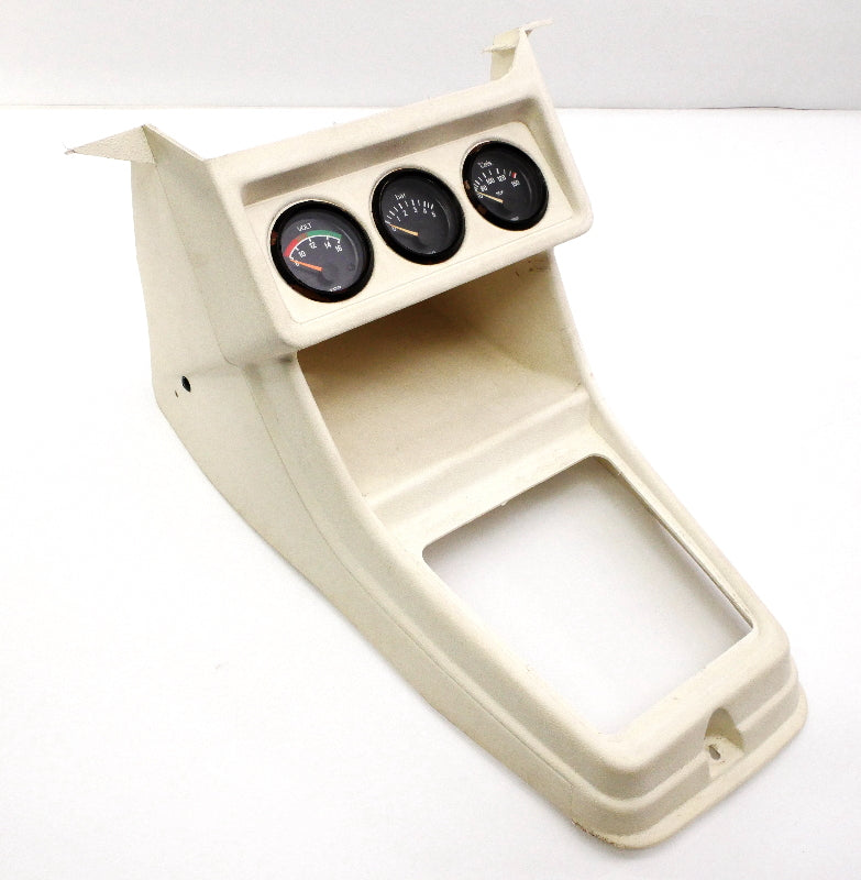 White Dash Center Console & Gauges 80-93 VW Rabbit Cabriolet MK1 - Genuine -