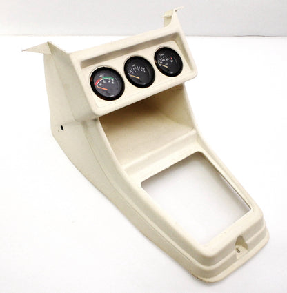 White Dash Center Console & Gauges 80-93 VW Rabbit Cabriolet MK1 - Genuine -