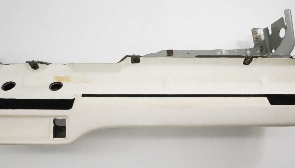 Lower Dashboard Dash Knee Bar Panel 90-93 VW Cabriolet Convertible MK1 - White
