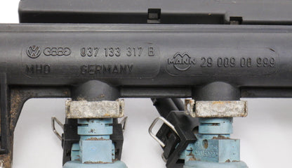 Fuel Rail Injectors 89-92 VW Jetta Golf GTI MK2 Cabriolet Genuine 037 133 317 B