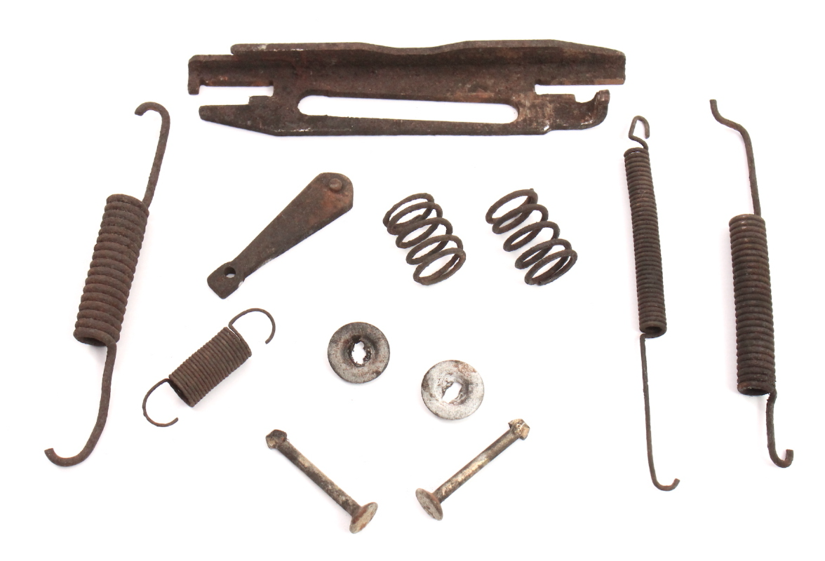 RH Rear Drum Brake Hardware Springs VW Jetta Golf Rabbit Dasher Scirocco Mk1
