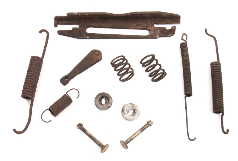 RH Rear Drum Brake Hardware Springs VW Jetta Golf Rabbit Dasher Scirocco Mk1