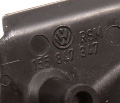 LH Interior Door Pillar Trim Cap 89-93 VW Cabriolet - Genuine - 155 847 347