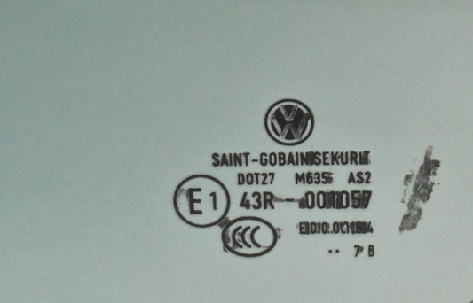 LH Side Window Exterior Glass 06-09 VW Rabbit Golf GTI R32 MK5 2 Door - Genuine