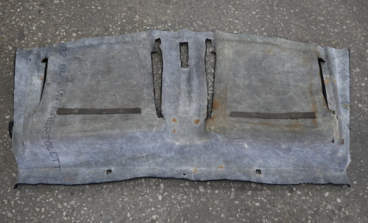 Rear Interior Floor Carpet 80-93 VW Rabbit Convertible Cabriolet MK1 Black
