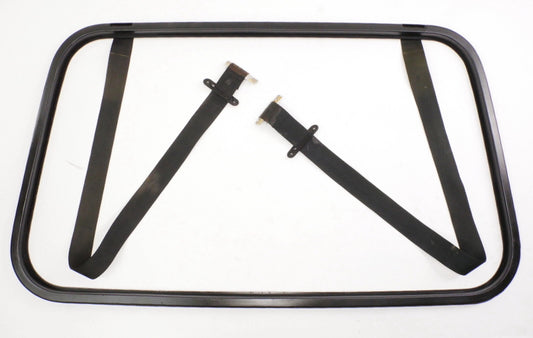Convertible Top Rear Window Back Glass Metal Frame 80-93 VW Rabbit Cabriolet MK1
