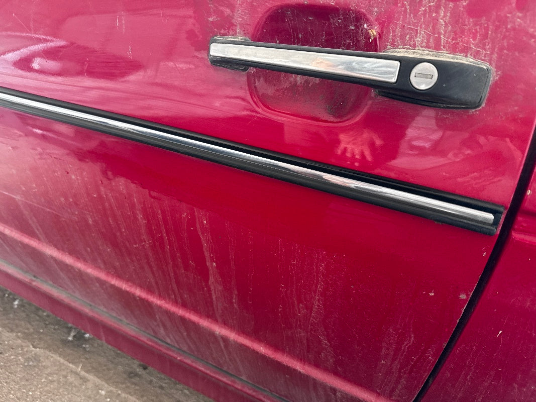 LH Door Chrome Side Trim Molding 80-88 VW Rabbit Convertible Cabriolet MK1