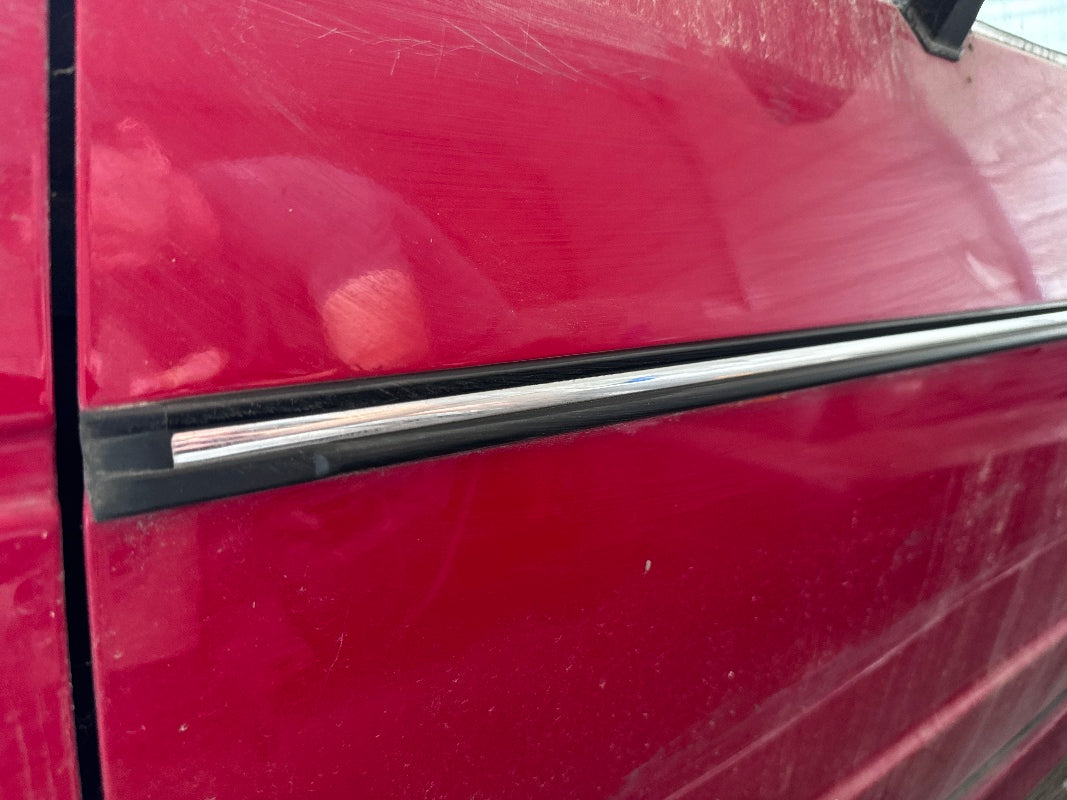 LH Door Chrome Side Trim Molding 80-88 VW Rabbit Convertible Cabriolet MK1