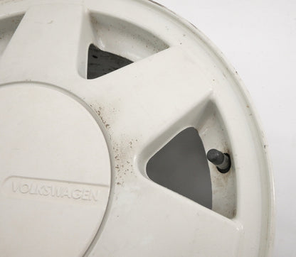 14" Alloy Wheel Rim 85-93 VW Cabriolet MK1 4x100 White - Genuine - 191 601 025 P