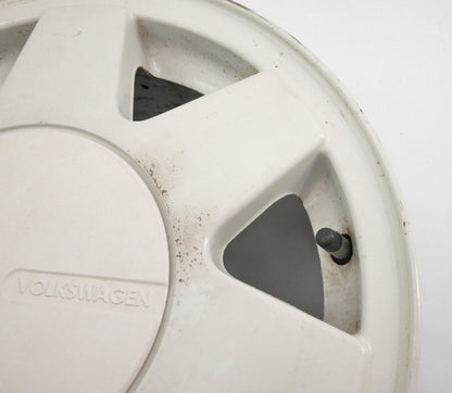 14" Alloy Wheel Rim 85-93 VW Cabriolet MK1 4x100 White - Genuine - 191 601 025 P