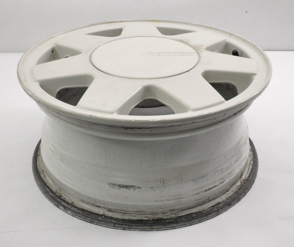 14" Alloy Wheel Rim 85-93 VW Cabriolet MK1 4x100 White - Genuine - 191 601 025 P