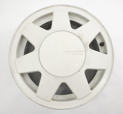 14" Alloy Wheel Rim 85-93 VW Cabriolet MK1 4x100 White - Genuine - 191 601 025 P