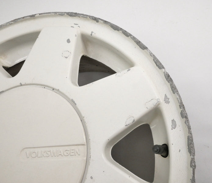 14" Alloy Wheel Rim 85-93 VW Cabriolet MK1 4x100 White ~ Genuine ~ 191 601 025 P