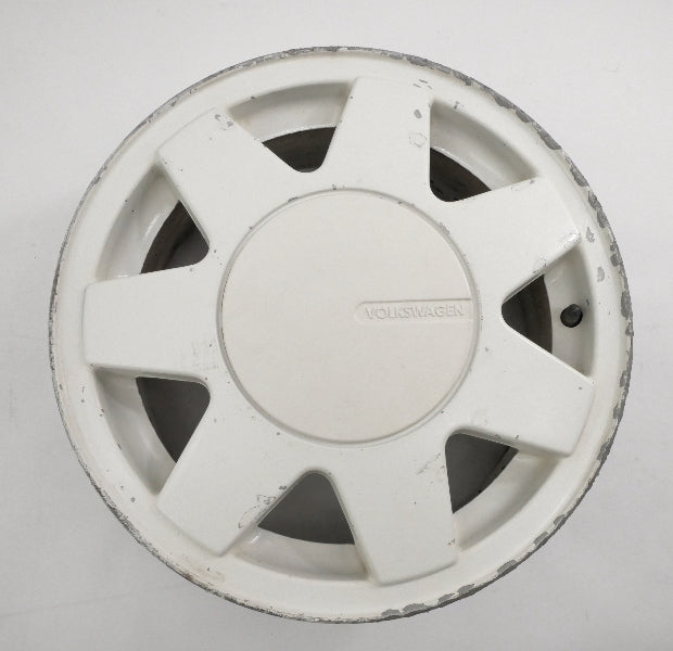 14" Alloy Wheel Rim 85-93 VW Cabriolet MK1 4x100 White ~ Genuine ~ 191 601 025 P