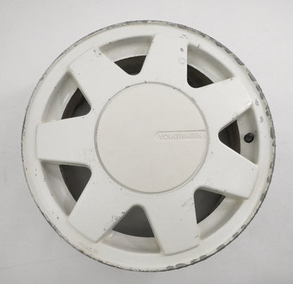 14" Alloy Wheel Rim 85-93 VW Cabriolet MK1 4x100 White ~ Genuine ~ 191 601 025 P