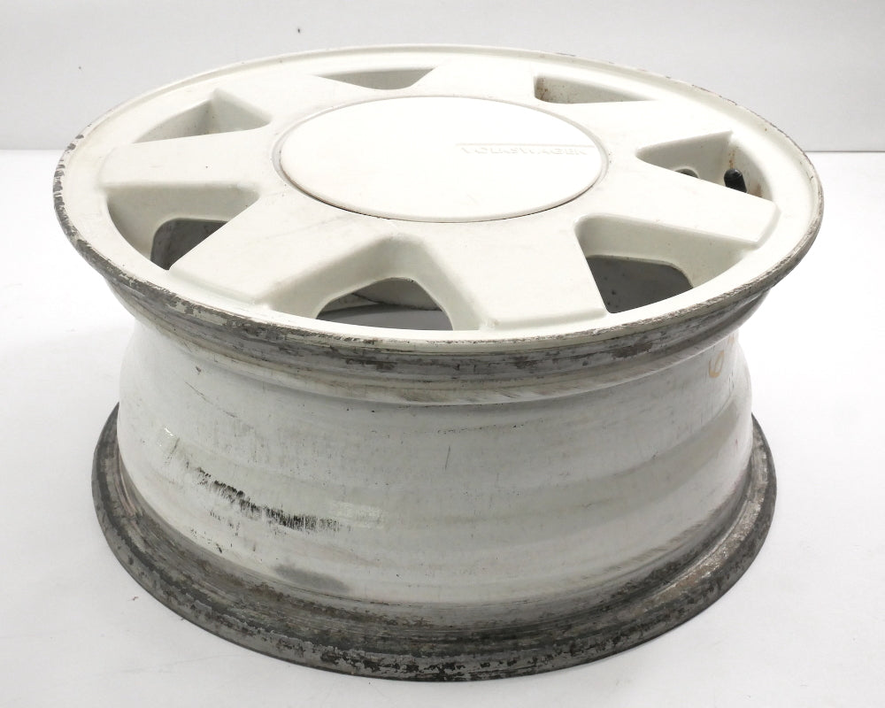 14" Alloy Wheel Rim 85-93 VW Cabriolet MK1 4x100 White . Genuine . 191 601 025 P