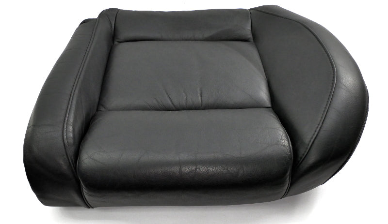 LH Rear Sport Seat Cushion & Cover 02-05 VW Jetta GLI GTI MK4 - Black Leather -