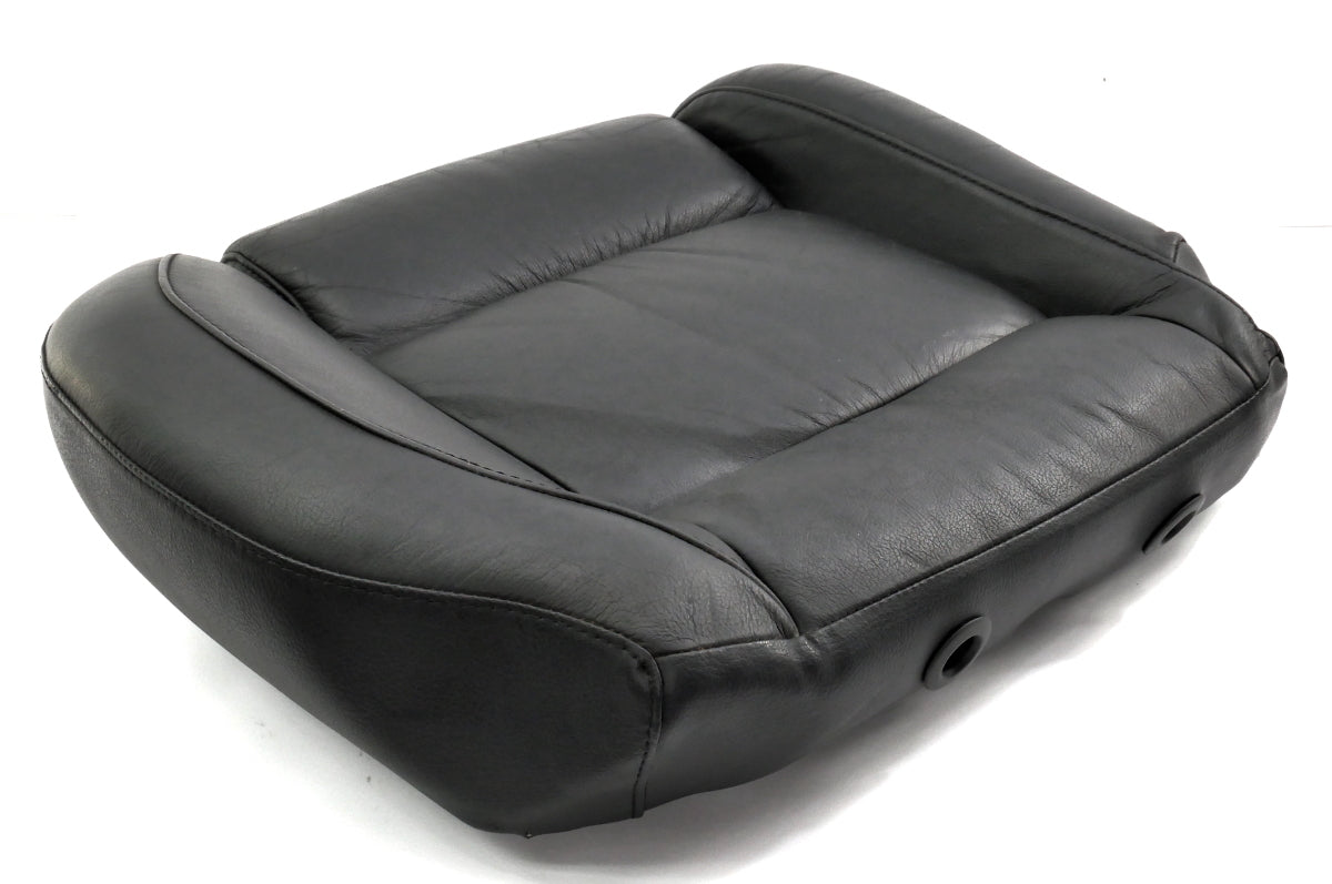 LH Rear Sport Seat Cushion & Cover 02-05 VW Jetta GLI GTI MK4 - Black Leather -