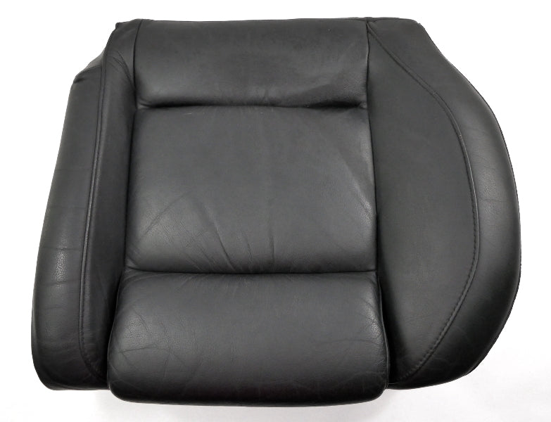 LH Rear Sport Seat Cushion & Cover 02-05 VW Jetta GLI GTI MK4 - Black Leather -