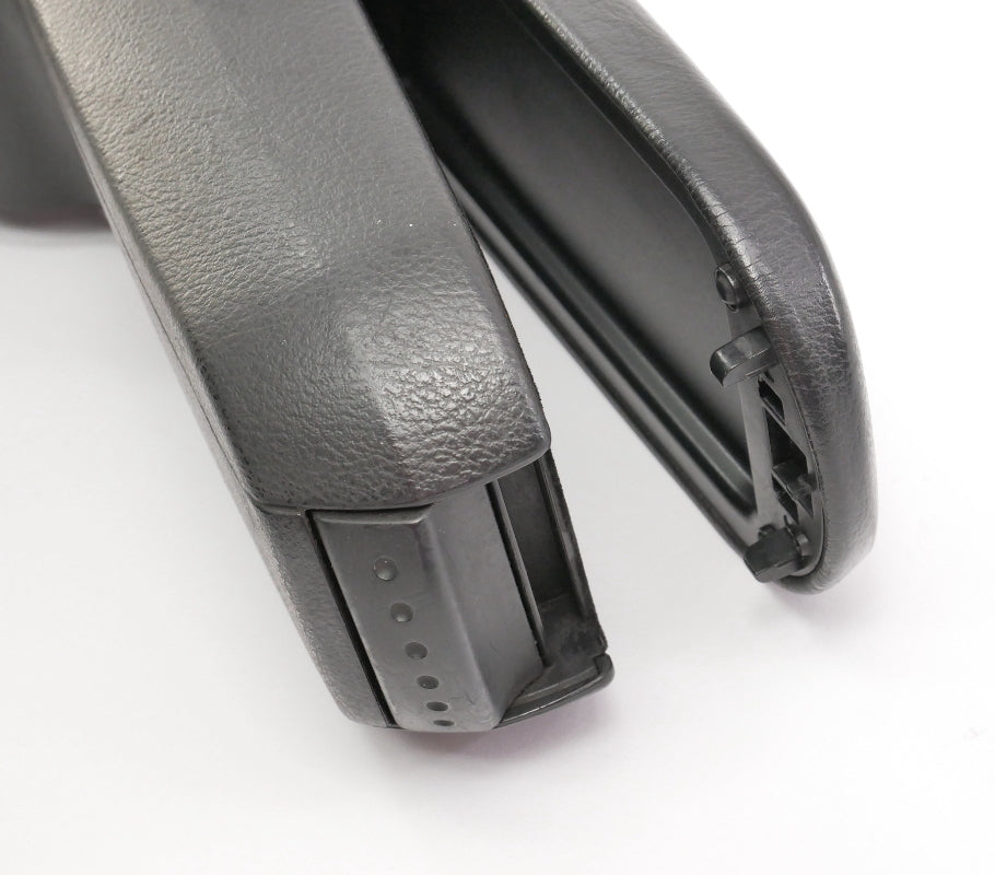 Center Console Armrest VW Jetta Golf GTI Mk4 Black Leather Arm Rest - Genuine -