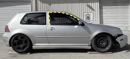 RH Front Door Window Molding Seal Trim 99-05 VW Golf GTi R32 2dr MK4 - Genuine
