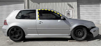 RH Front Door Window Molding Seal Trim 99-05 VW Golf GTi R32 2dr MK4 - Genuine