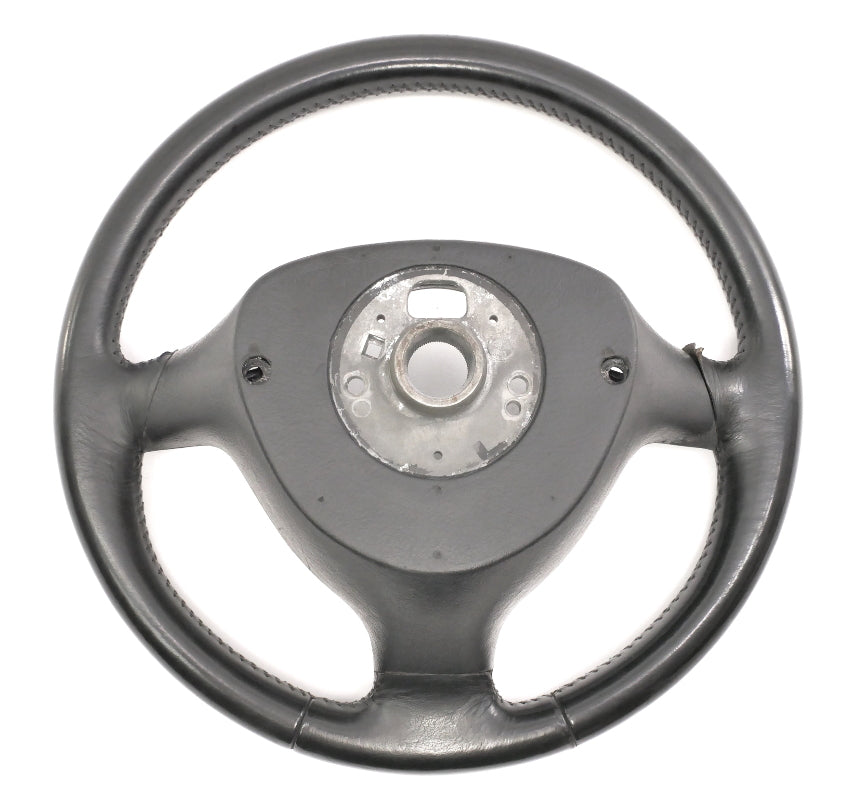 3 Spoke Sport Steering Wheel 99-05 VW Jetta GTI MK4 - Black Leather - Genuine