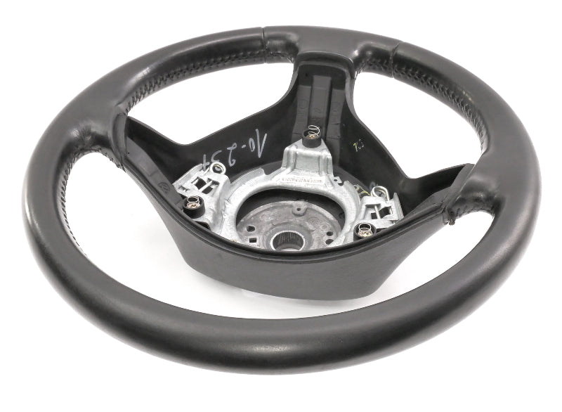 3 Spoke Sport Steering Wheel 99-05 VW Jetta GTI MK4 - Black Leather - Genuine