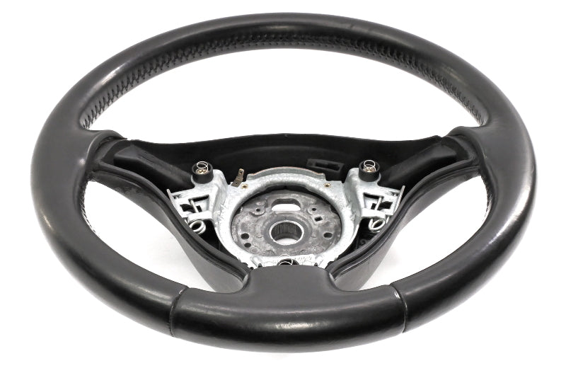 3 Spoke Sport Steering Wheel 99-05 VW Jetta GTI MK4 - Black Leather - Genuine
