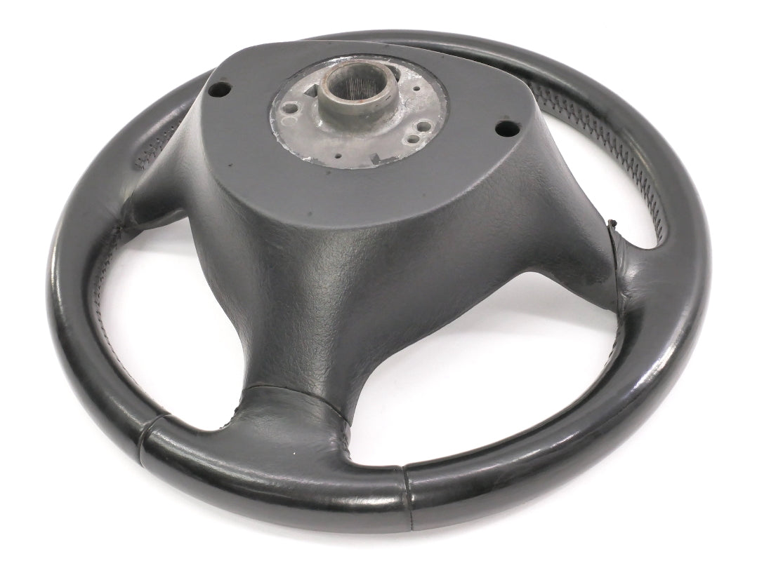 3 Spoke Sport Steering Wheel 99-05 VW Jetta GTI MK4 - Black Leather - Genuine