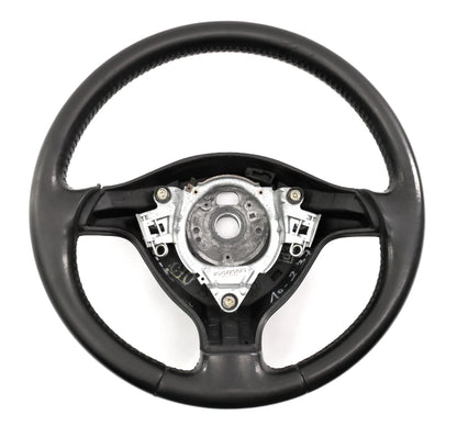 3 Spoke Sport Steering Wheel 99-05 VW Jetta GTI MK4 - Black Leather - Genuine