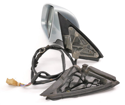 LH Side View Exterior Door Mirror 02-08 Audi A4 B6 B7 LY7R Crystal Blue Genuine