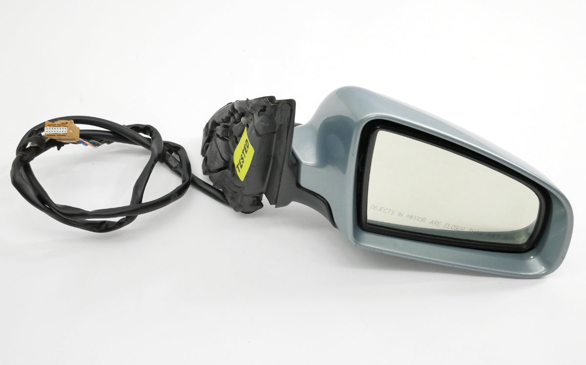 RH Side View Exterior Door Mirror 02-08 Audi A4 B6 B7 LY7R Crystal Blue Genuine