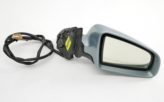 RH Side View Exterior Door Mirror 02-08 Audi A4 B6 B7 LY7R Crystal Blue Genuine