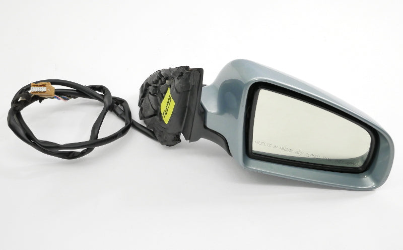 RH Side View Exterior Door Mirror 02-08 Audi A4 B6 B7 LY7R Crystal Blue Genuine