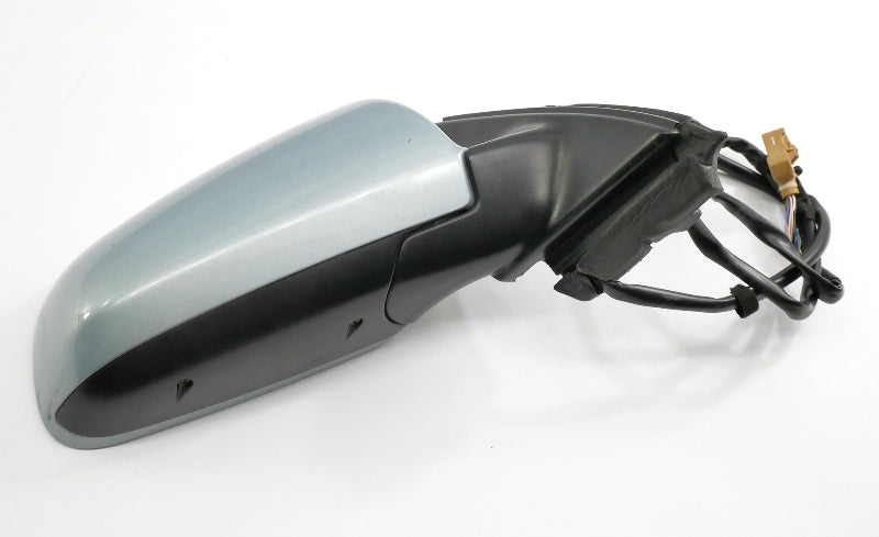 RH Side View Exterior Door Mirror 02-08 Audi A4 B6 B7 LY7R Crystal Blue Genuine