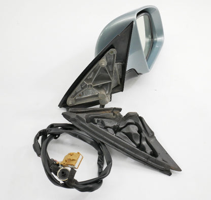 RH Side View Exterior Door Mirror 02-08 Audi A4 B6 B7 LY7R Crystal Blue Genuine