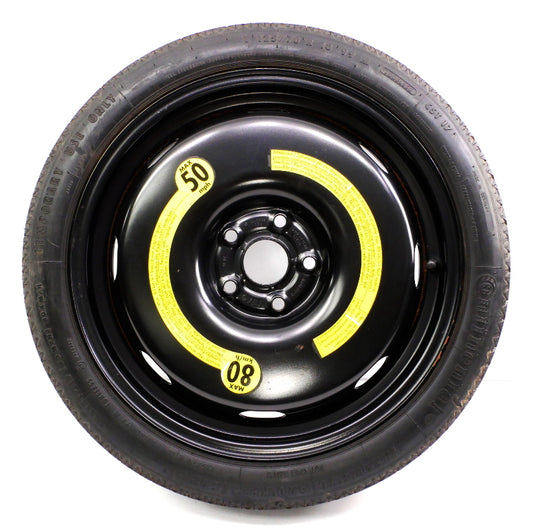 3.5 x 18" Spare Tire Donut Wheel Rim 06-13 Audi A3 VW R32 Genuine 1K0 601 027 B