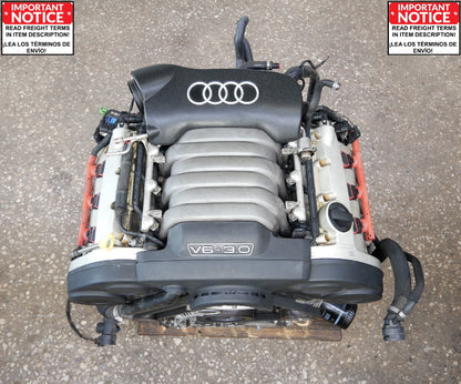 Complete Engine 02-04 Audi A4 B6 A6 C5 AVK 3.0 V6 122k Miles - Genuine